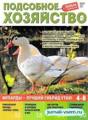 Подсобное хозяйство №2 март 2019