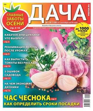 Дача №18 сентябрь 2019
