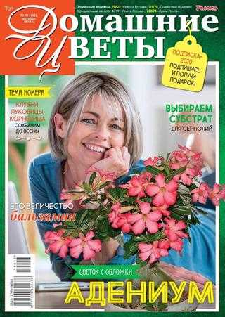 Домашние Цветы №10 октябрь 2019