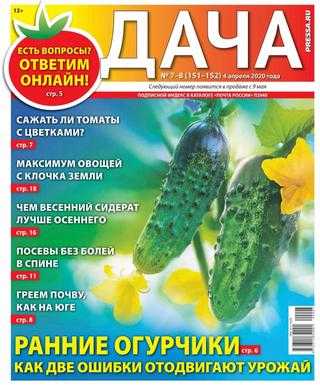 Дача №7-8 апрель 2020