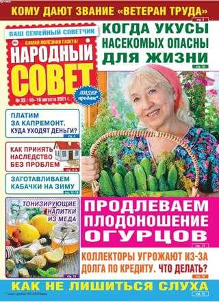 Народный совет №33 август 2021