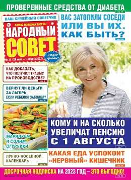Народный совет №31 июль август 2022