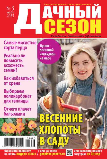 Дачный сезон №3 март 2023