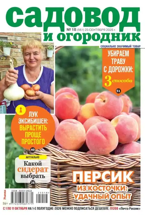 Садовод и огородник №18 сентябрь 2025