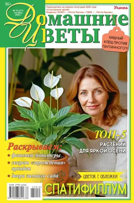Домашние цветы №10 октябрь 2025