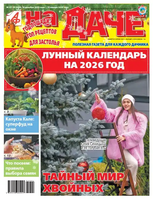 Аиф На даче №23-24 декабрь 2025 январь 2026