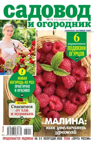 Садовод и огородник №11 июнь 2026